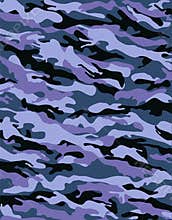 Blue camouflage textile