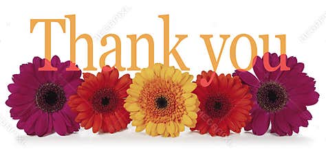 Saying Thank You with Flowers