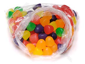 Isolated Bag of Gumdrops
