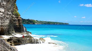 Dreamland beach on Bali.