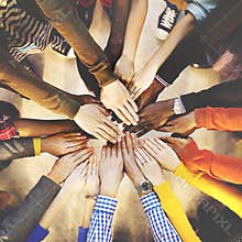 Diverse Diversity Ethnic Ethnicity Variation Unity Team Concept