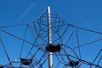 Climbing frame in Whangarei town basin