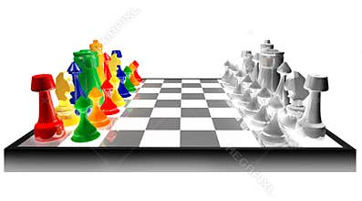 Concept of colored chess