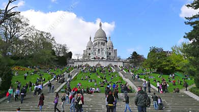 The Basilica of the Sacred Heart in Montmartre