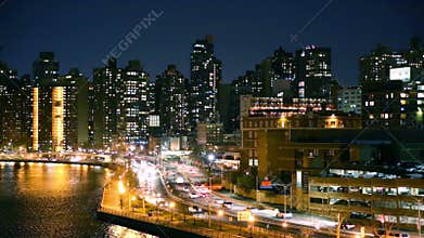 Rush hour traffic on FDR drive