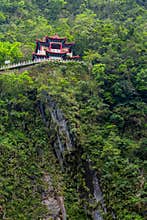 Changchun temple and waterfall at Taroko National Park