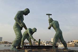 Monument of rail workers