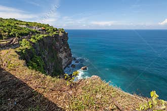 Beautiful cliff in Uluwatu, Bali, Indonesia