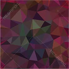 Dark red pink low poly geometric shapes pattern background