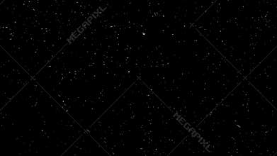 Background of natural floating particles backlit.