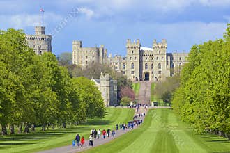 Windsor castle and Great Park , England