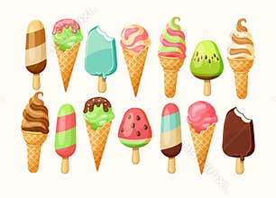 Big Ice cream collection.