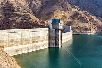 Water reservoir in Oman