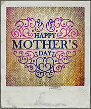 Mother's day vintage card