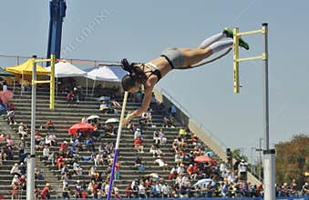Mt. Sac relays 2016 track and field meet, Women's Pole Valut.