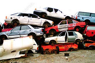 Pile of cars