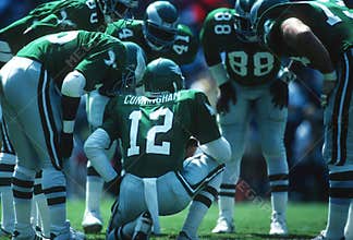NFL Football Huddle.