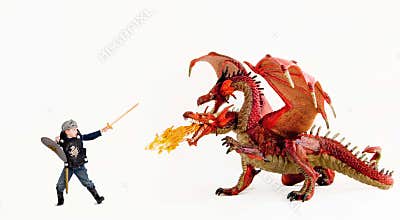 Boy vs. dragon
