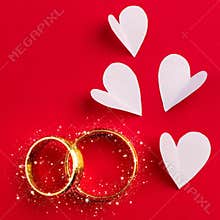 Wedding background - handmade design