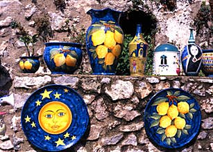 Italian pottery, Ravello.