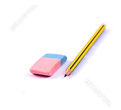 Pencil and Eraser