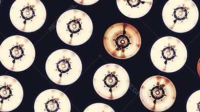Spotlight turns on and off