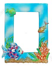 Aqua Photo Frame