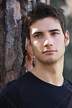 Sweet lover boy / Men natural thought concept