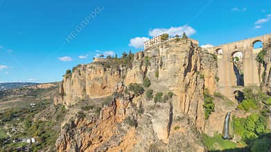 Cliff and Puente Nuevo bridge in Ronda