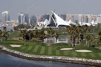 Golf court in dubai