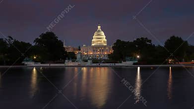 US Capitol Building timelapse