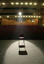 Chair on stage