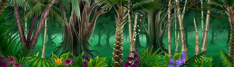 Tropical forest background