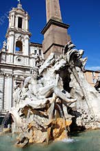 Fountain of the four rivers - Rome