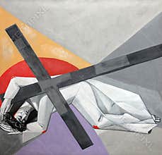 7th Stations of the Cross, Jesus falls the second time