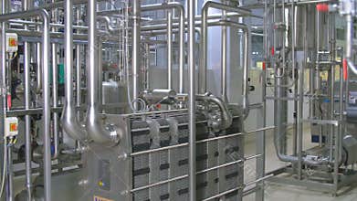 Water Treatment Plant. Water purification system equipment.