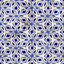 Native batik seamless watercolor artistic boho style colorful square pattern.