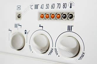 Central heating boiler controls