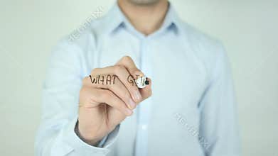 What Gives You Meaning?, Writing On Transparent Screen