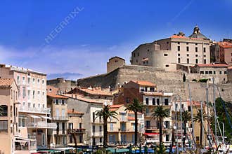 Corsican houses and buildings