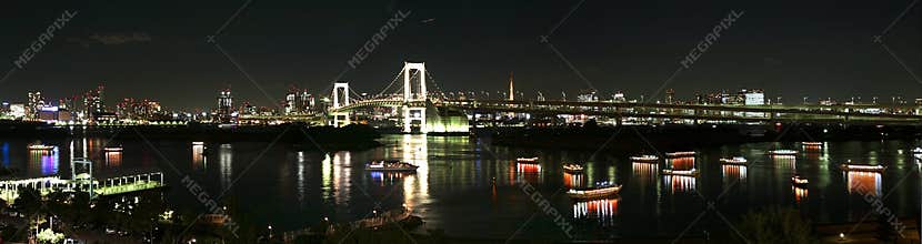 Tokyo city at night