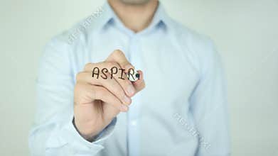 Aspirations, Writing On Transparent Screen