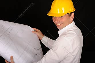Smiling Construction Worker