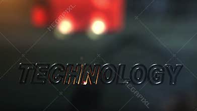 3D Laser cutting machine in action