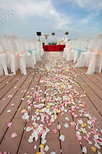 Outdoor wedding venue