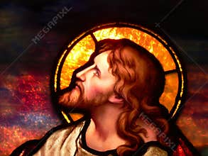 Jesus contemplating