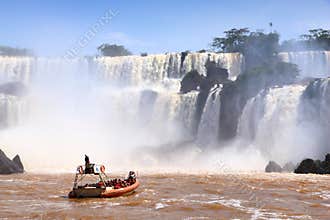 Iguazu Falls boat