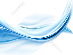 Abstract blue waves