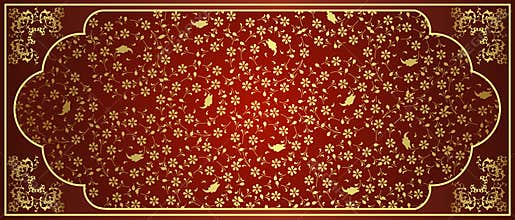Antique ottoman gold design