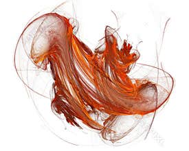 A Red Liquid-Vapor Form on White